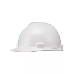 MSA V-Gard® Hydro Dip Hard Hat, Ratchet, Silver, Non-Vented, CSA Type 1/ANSI Type I, ANSI Class E/CSA Class E (10204776)