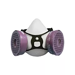 Dentec Comfort-Air® 400Nx Black Half Mask without Exhalation Valve P100 Kit