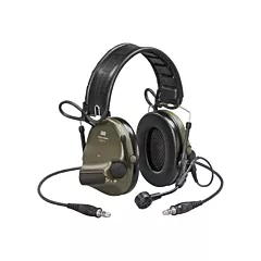 3M Casque VI NIB avec deux fils de sortie et rail arc Peltor(MC) ComTac(MC), Bandeau, Aucune, 23 NRR dB (MT20H682FB-19N GN)