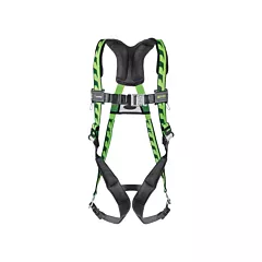 Honeywell Harnais avec fixations en acier Miller AirCore(MC), Antichute/Évacuation/récupération, AE, 400 lb, Grand/T-Grand, Arrière - épaule (ACSD-QCUG)