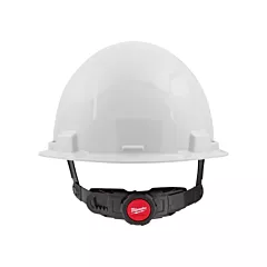 Milwaukee Casque de sécurité à bord avant avec coiffe à 6 points, Rochet, Blanc, Non ventilé, CSA type 1/ANSI type I, ANSI classe E/CSA classe E (48-73-1120)