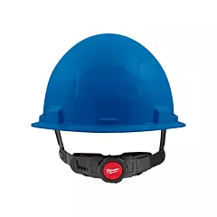 Milwaukee Casque de sécurité à bord avant avec coiffe à 6 points, Rochet, Bleu, Non ventilé, CSA type 1/ANSI type I, ANSI classe E/CSA classe E (48-73-1124)