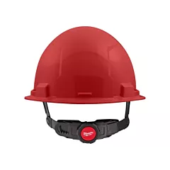 Milwaukee Casque de sécurité à bord avant avec coiffe à 6 points, Rochet, Rouge, Non ventilé, CSA type 1/ANSI type I, ANSI classe E/CSA classe E (48-73-1128)