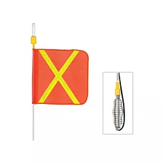 Safety Whips All-Weather Super-Duty Warning Whips with Constant LED Light