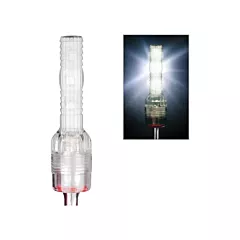 Safety Whips Tige de sécurité de série lourde avec lumière clignotante, Blanc (SC4-FW)