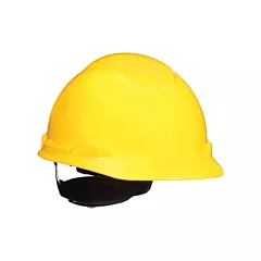 3M SecureFit™ H-Series Hardhat, Ratchet, Yellow, Non-Vented, CSA Type 1/ANSI Type I, ANSI Class E/ANSI Class G/CSA Class E/CSA Class G (H-702SFR-UV)