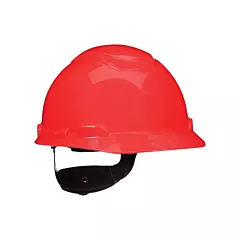 3M SecureFit™ H-Series Hardhat, Ratchet, Red, Non-Vented, CSA Type 1/ANSI Type I, ANSI Class E/ANSI Class G/CSA Class E/CSA Class G (H-705SFR-UV)
