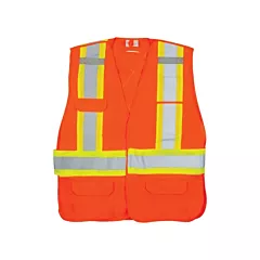 Zenith Safety Products Veste d'arpenteur haute visibilité conforme à la CSA