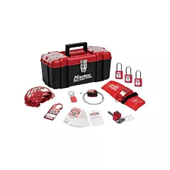 Master Lock Standard Personal Lockout Kit with Zenex™ Thermoplastic Locks, 13 No. of Components Included, Valve (1457V410KA)