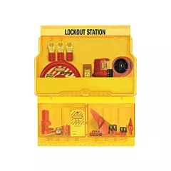 Master Lock Premier Valve & Electrical Deluxe Lockout Station