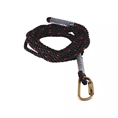 Protective Industrial Products Dynamic™ Vertical Rope Lifeline with Carabiner