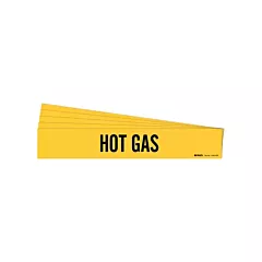 Brady Marqueur de tuyau «Hot Gas»