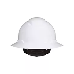 3M Casque de sécurité à bordure complète SecureFit(MC) H-800, Rochet, Blanc, Non ventilé, CSA type 1/ANSI type I, CSA classe E/CSA classe G/ANSI classe E/ANSI classe G (H-801SFR-UV)