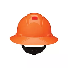 3M Casque de sécurité à bordure complète SecureFit(MC) H-800, Rochet, Orange, Non ventilé, CSA type 1/ANSI type I, CSA classe E/CSA classe G/ANSI classe E/ANSI classe G (H-806SFR-UV)
