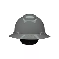 3M Casque de sécurité à bordure complète SecureFit(MC) H-800, Rochet, Gris, Non ventilé, CSA type 1/ANSI type I, CSA classe E/CSA classe G/ANSI classe E/ANSI classe G (H-808SFR-UV)