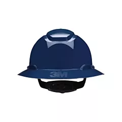 3M Casque de sécurité à bordure complète SecureFit(MC) H-800, Rochet, Bleu marine, Non ventilé, CSA type 1/ANSI type I, CSA classe E/CSA classe G/ANSI classe E/ANSI classe G (H-810SFR-UV)