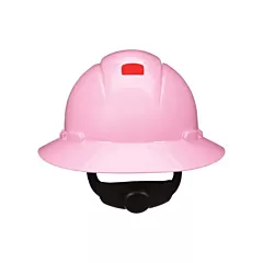 3M Casque de sécurité à bordure complète SecureFit(MC) H-800, Rochet, Rose, Non ventilé, CSA type 1/ANSI type I, CSA classe E/CSA classe G/ANSI classe E/ANSI classe G (H-813SFR-UV)