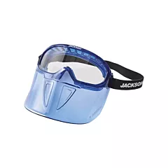 Jackson Safety GPL500 Premium Goggle with Detachable Face Shield, Indirect, 3 Lens Tint, ANSI Z87+, Anti-Fog, Elastic (21000)