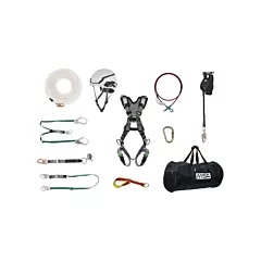 MSA Fall Protection Kit, Harness/Lanyard Combo