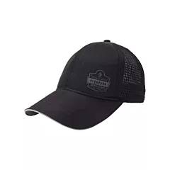Ergodyne Chill-Its 8937 Performance Cooling Baseball Hat, Black (12604)