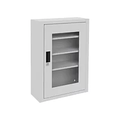 Durham Manufacturing Lockable Medicine Cabinet with Plexiglas Door, 18-1/16