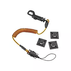Ergodyne Squids 3151 Coil Lanyard Swivel Hook and Detachable Loop, 2 lbs. (19160)