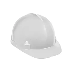 Jackson Safety Casque de sécurité SC-6, Rochet, Blanc, Non ventilé, CSA type 1/ANSI type I, ANSI classe C/ANSI classe E/ANSI classe G/CSA classe E (14834)