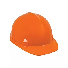 Jackson Safety Casque de sécurité SC-6, Rochet, Orange haute visibilité, Non ventilé, CSA type 1/ANSI type I, ANSI classe C/ANSI classe E/ANSI classe G/CSA classe E (14843)