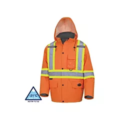 Pioneer Waterproof Quilted Safety Parka