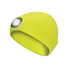 Pioneer Knit Toque with LED Headlight, Acrylic, Fleece, High Visibility Yellow, One Size (V4020960-O/S)