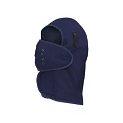 Pioneer Doublure de casque de protection à col long, Poly-coton, Molleton, Bleu marine, Taille unique (V4040280-O/S)