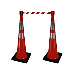 Pioneer Traffic Cone Topper with 10' Barricade Tape (V6202010-O/S)