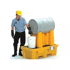 Ultratech Ultra-Drum Rack 1-Drum Containment System with Drain, 52