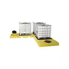Ultratech Indoor 3-Tank Ultra-Modular IBC Spill Pallet, 248