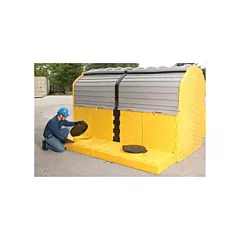 Ultratech Outdoor 2-Tank Ultra-Modular IBC Spill Pallet, 126