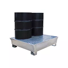 Ultratech 2-Drum Steel Ultra-Spill Pallet®, 47.2