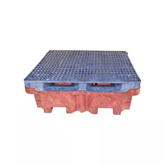 Ultratech 4-Drum Ultra-Spill King® Flat Deck Spill Pallet, 51