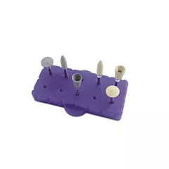 Shofu BurButler Bur Block 10 Hole Saphire Blue (VMSHFU-8210SBC)