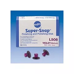 Shofu Super-Snap Finishing Discs Dark Violet Medium Safe Side Down 50/box (VMSHFU-L508)