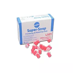 Shofu Super-Snap Super Polishing Discs Mini Red Superfine Safe Side Down 50/box (VMSHFU-L521)