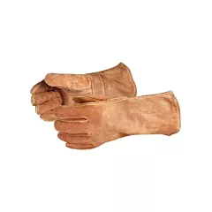 Superior Glove Works Ltd. Gants de soudage bruns de luxe Endura(MD) 505BS, Grand, Cuir de vache refendu (505BS)