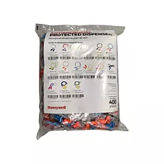 Honeywell Max-30 Earplugs Refill for HL400 Dispenser, Corded, 33 NRR dB, CSA Class AL, Bulk - Polybag (MXM-30-REFILL)