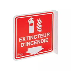 Zenith Safety Products Enseigne à projection sur 90° «Extincteur d'incendie», 8