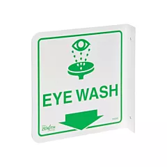 Zenith Safety Products Enseigne à projection sur 90° « Eye Wash », 8