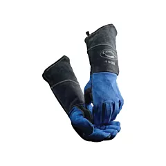 Protective Industrial Products Gants de soudeur Caiman(MD), Grand, Molleton, Cuir de vache refendu (GP1508)
