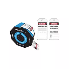 Accuform Signs Étiquettes de danger pour barricade, 3