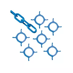 Mr. Chain Cone Chain Connector Kit, Blue, None (97424-KIT)