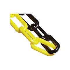 Mr. Chain Plastic Safety Chain, Black/Yellow (50029-100)