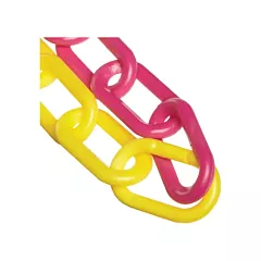 Mr. Chain Plastic Safety Chain, Yellow/Magenta (50030-100)