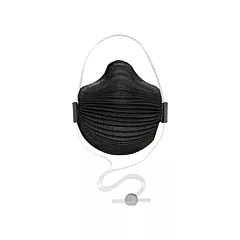 Moldex AirWave M Series Black Disposable Masks with SmartStrap® & Nose Flange, NIOSH, Medium/Large, Cup, Without, N95 (M4600V)